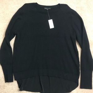 Brand New Banana Republic - Mixed Media Waffle Top